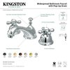 Kingston Brass KS3966AX 8" Widespread Bathroom Faucet, Polished Nickel KS3966AX